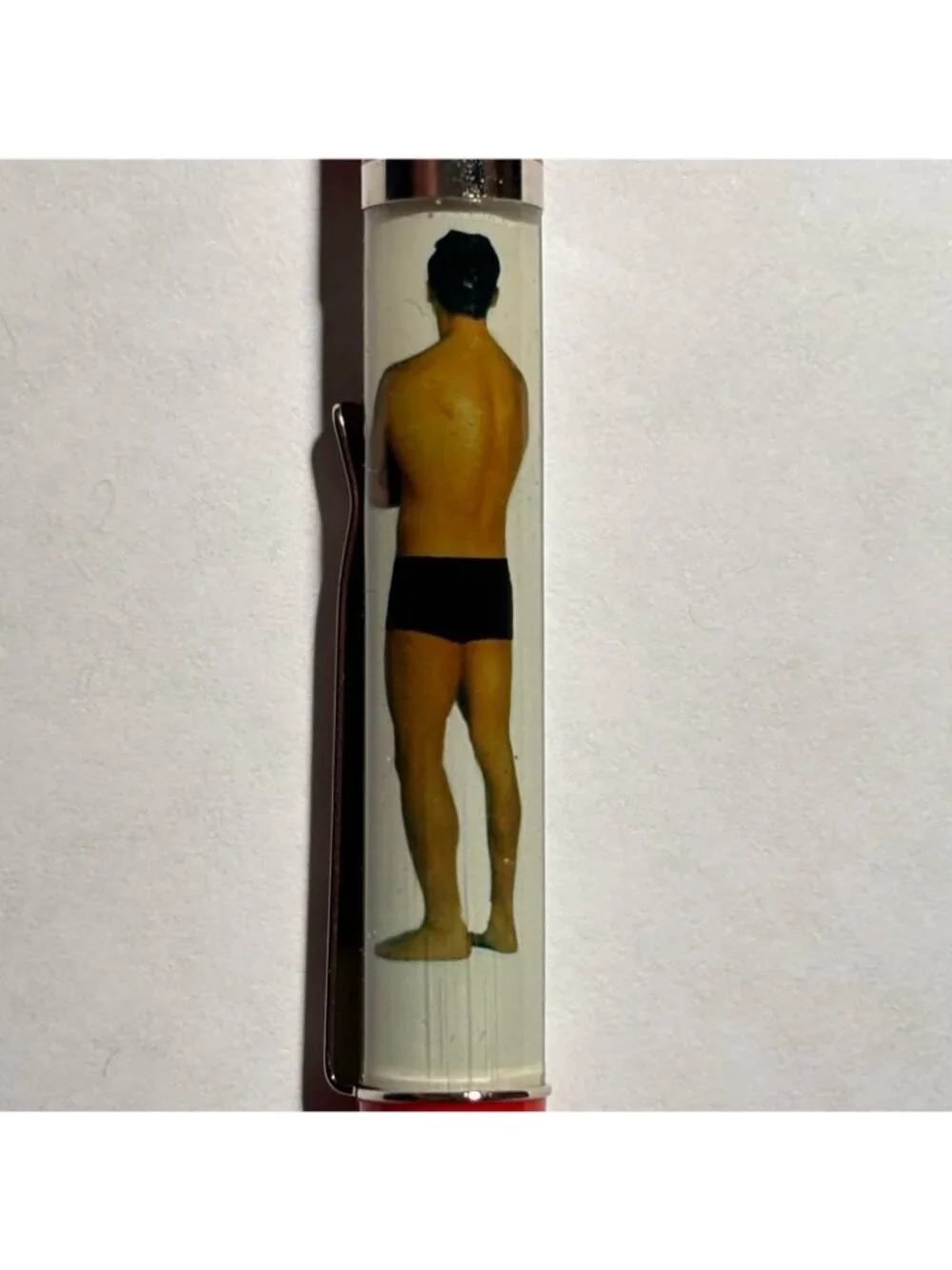 Male Stripper Floaty Pen Nude Model Naked Man Nudie Collectible Vintage Strip